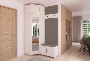 PKMebel - Flurgarderoben-Set Bianco 18