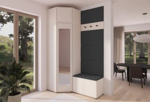 PKMebel - Flurgarderoben-Set Bianco 18
