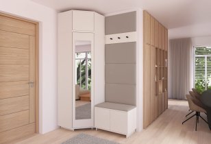 PKMebel - Flurgarderoben-Set Bianco 18