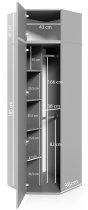 PKMebel - Flurgarderoben-Set Bianco 18