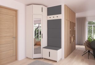 PKMebel - Flurgarderoben-Set Bianco 18