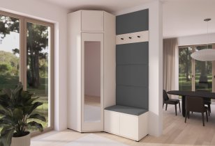 PKMebel - Flurgarderoben-Set Bianco 18