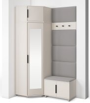 PKMebel - Flurgarderoben-Set Bianco 18