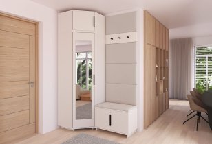 PKMebel - Flurgarderoben-Set Bianco 18