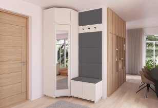 PKMebel - Flurgarderoben-Set Bianco 18