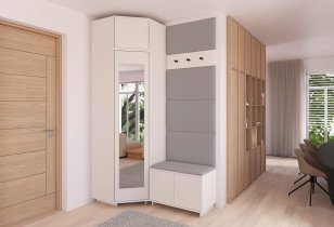 PKMebel - Flurgarderoben-Set Bianco 18