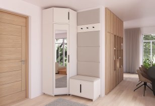 PKMebel - Flurgarderoben-Set Bianco 18
