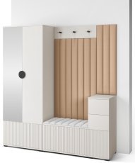 Flurgarderoben-Set Rayo 7 mit Spiegel