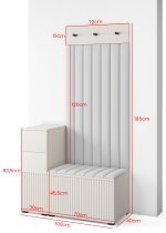 PKMebel - Flurgarderoben-Set Rayo 9
