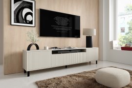 TV-Kommode Agnes mit Metallbeinen – Kaschmir