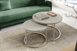 Set aus Couchtischen Fonte – Kaschmir