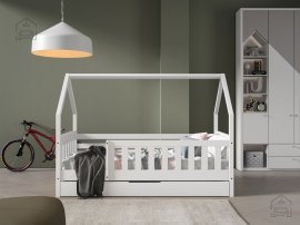 Kinderbett Jasmine 80x190 cm – Weiß