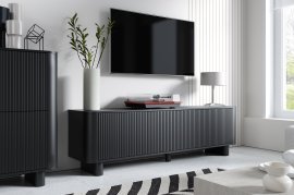 TV-Kommode Trenza 180 cm – Schwarz