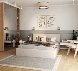Bett mit Stauraum Caro - 90x200 cm