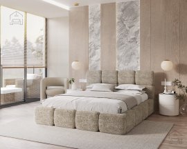 Klappbett Delicato – 160x200 cm – Cleo Beige