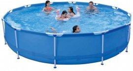 Rundrahmen-Pool 4,5 x 0,90 m mit Pumpe