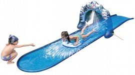 Rutsche mit Sprühfunktion für den Pool