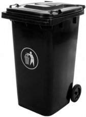 Mülltonne 240 L schwarz