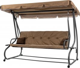 Verstellbare Gartenschaukel Megi in Cappuccino