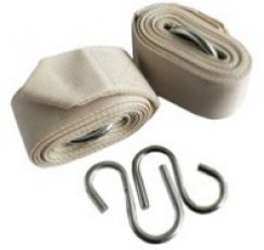 Set mit 2 Gurten zum Aufhängen einer Hängematte