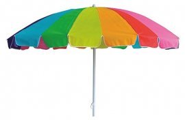 Strandsonnenschirm 220 cm – Rainbow