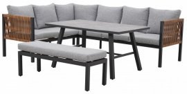 Gartenmöbel-Set Texas mit Eckelement