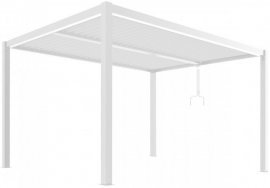 Gartenpergola Luxe 3x4 m – Weiß