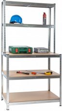 Lagerregal mit Erweiterung G 100x30/60x180 – Chrom