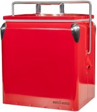 Stahl-Kühlbox, 13 L – rot