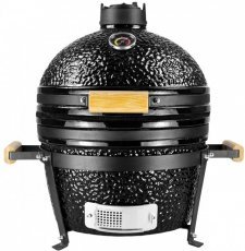 Keramischer Holzkohlegrill 16T” mit Deckel für den Garten