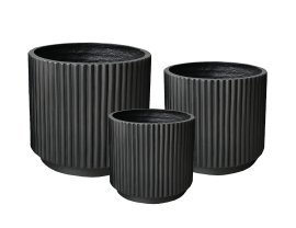 Set aus Outdoor-Blumentöpfen Noctura 1/3