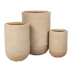Set aus Keramiktöpfen Marron (3-teilig)