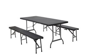 Catering-Tisch 180x70 VIVID 2 schwarz
