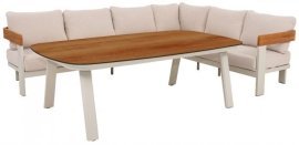 Eckset Molto mit Esstisch in Beige