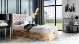 Boxspringbett Wood-3 mini - 90x200 cm