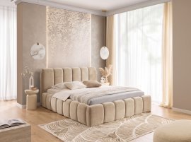 Schrankbett Micandi – 160x200 cm, Velours Salvador (Agmamito) 02