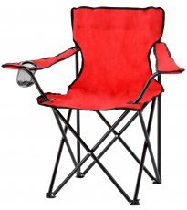Klappstuhl – rot – LEZ7174