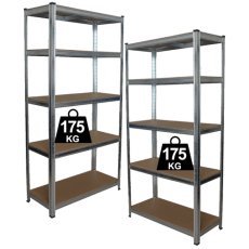 Set aus zwei Metallregalen – GWI0885