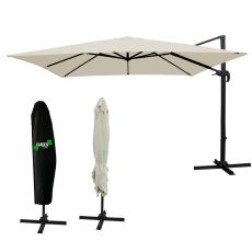 Gartenschirm 2,5 m – beige – GAO5385