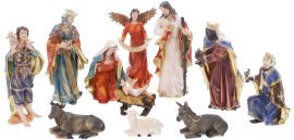 Set aus 11 Weihnachtsfiguren, 46 cm – LIG3099