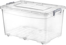 Rechteckige Mehrzweckbox Multi Box 50 L mit Rollen – HOB021109