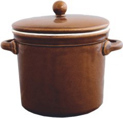 Keramiktopf 1 L mit Deckel – RUI3132