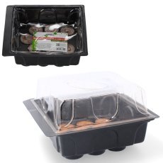 Anzucht-Set (Mini-Gewächshaus + 12 Torf-Tabletten) - EDA8549