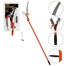 Teleskop-Heckenschere mit Sägeaufsatz – LAR0535