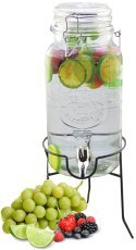 Glasgetränkespender mit Zapfhahn auf Ständer 4L - SIP2010