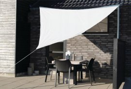 Dreieckige Markise 3,6 m – Beige – TUN0457