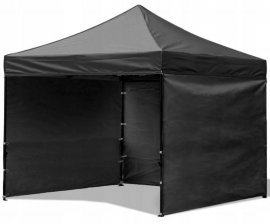Verkaufs- und Gartenzelt 3 x 3 m – Schwarz – NAM5742