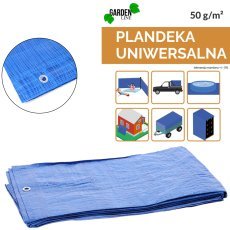 PLANE 4 x 5 M (+/- 5 %) 50GSM 3%UV BLAU *4102 - DEK4102