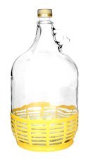 Glasballon mit Henkel 5 L, 6 Stück – GAL5UZ/6