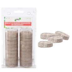 Set aus 20 Kokos-Quelltabletten zum Anzüchten – EDA3272